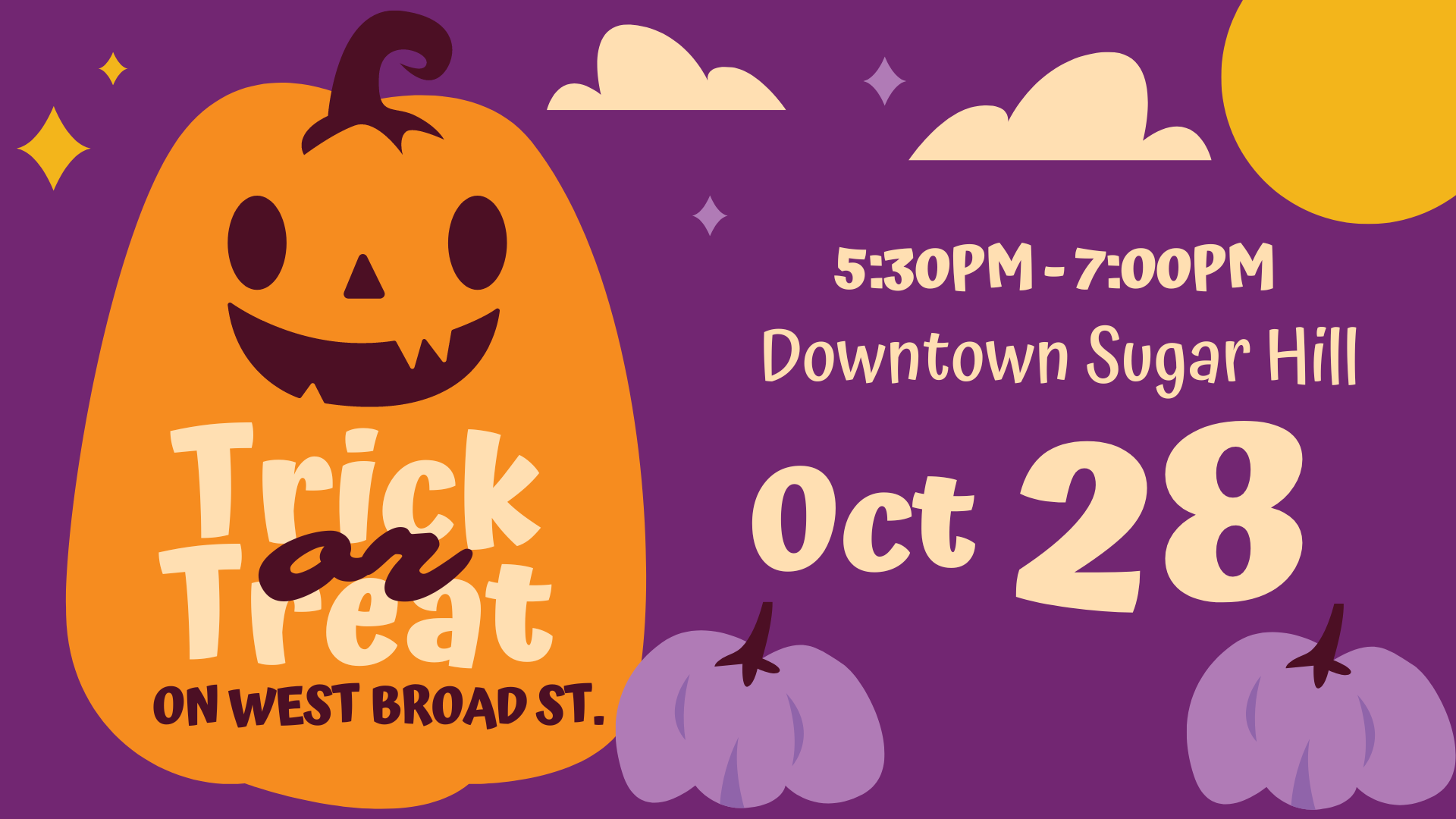 Trick or Treat on West Broad St. — Downtown Sugar Hill